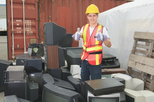 Professional team clearing a house in Brent Cross